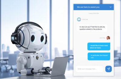 a robot on a digital customer onboarding platform