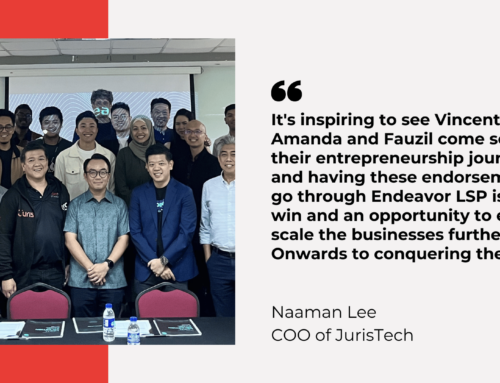 Naaman Lee, COO of JurisTech, Invited to Endeavor Malaysia’s 2023 Local Selection Panel As a Panellist