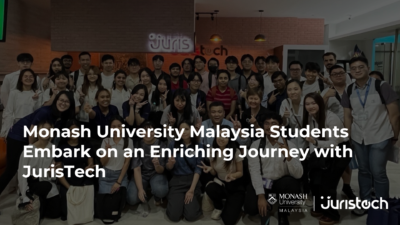 Monash University Malaysia Students Embark on an Enriching Journey with JurisTech