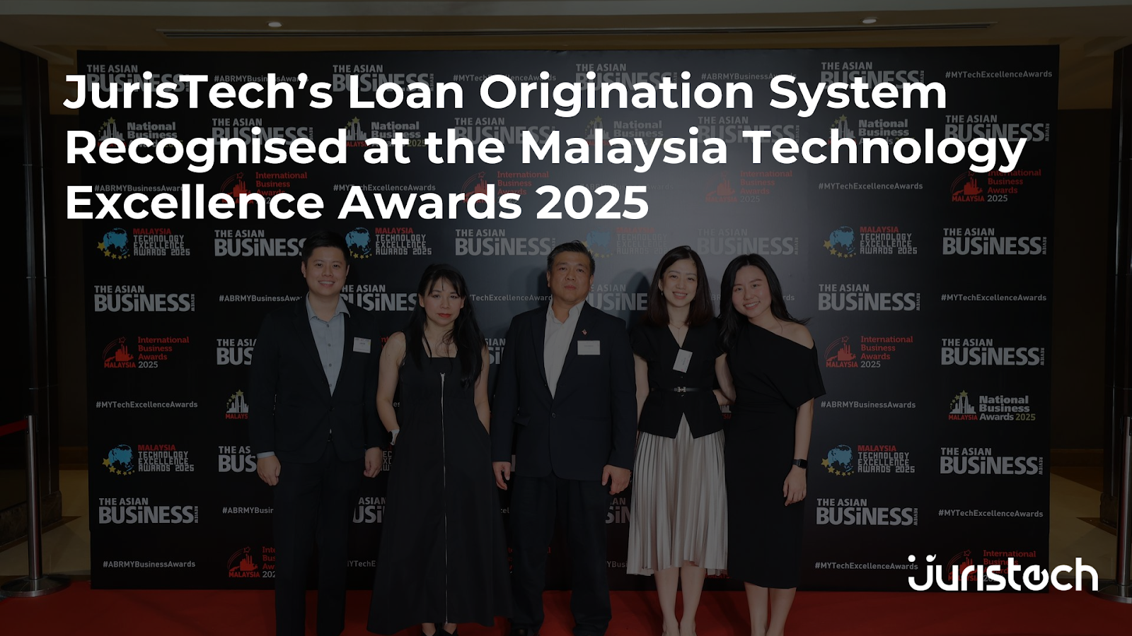 JurisTech's representatives at Malaysia Technology Excellence Awards 2025