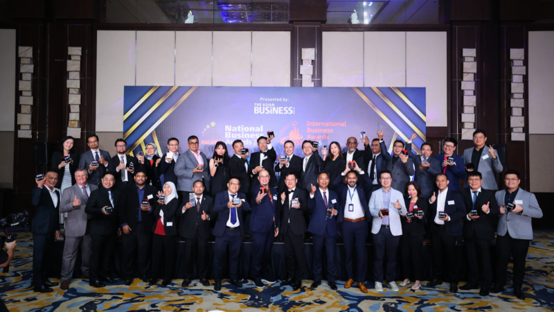 A group of people at Malaysia Technology Awards 2025 ceremony.