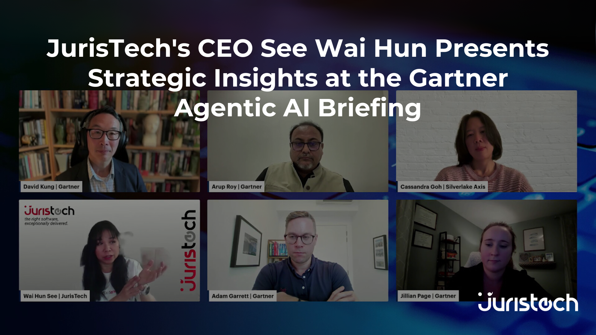 JurisTech's CEO See Wai Hun Presents Strategic Insights at the Gartner Agentic AI Briefing