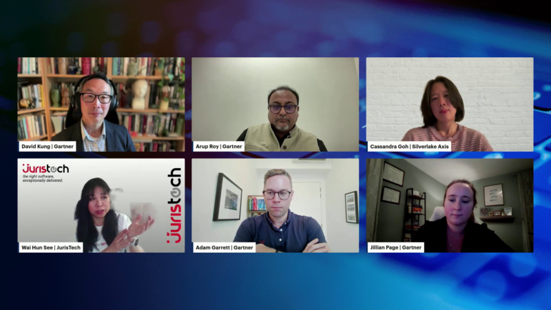 JurisTech CEO See Wai Hun at the Gartner Agentic AI Briefing with fellow speakers