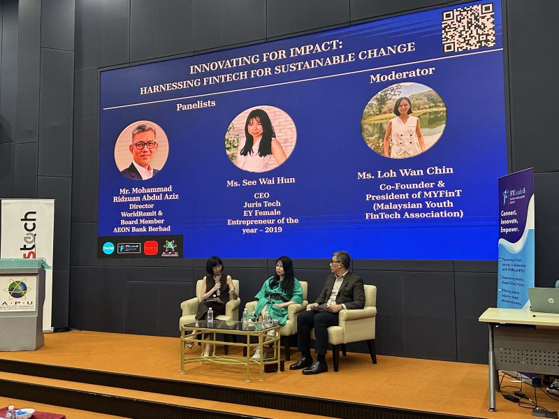 The Panelists at APU's Fintech Day 2025, “Harnessing Fintech for Sustainable Change”