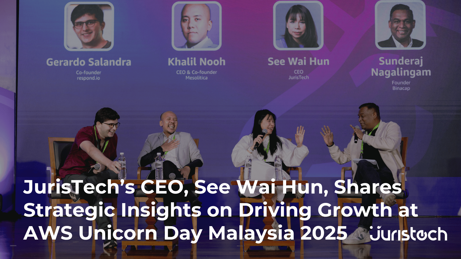 JurisTech’s CEO, See Wai Hun, Shares Strategic Insights on Driving Growth at AWS Unicorn Day Malaysia 2025 Banner Image
